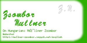 zsombor mullner business card